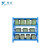 臻远 ZY-HJA-13 中型仓储货架置物架仓库铁架子地下室货架~蓝色四层主架 120*50*200