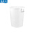 豫震虎 塑料水桶圆桶工业储水桶大容量胶桶塑料桶酒店厨房垃圾桶 160L水桶不带盖 白色YZH-477