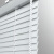 卡宝兰 铝合金折叠百叶窗帘办公室遮阳卷帘手动升降 免打孔款 1平方米淡黄色JH501厚（0.18mm）铁轨拉绳定制