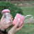 牛奶杯成人牛奶杯儿童家用有刻度便携外带学生豆浆玻璃瓶带 经典款 粉色-短杯套+带茶漏 1ml