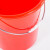 富都华创 18升-红色无盖 厚塑料手提水桶红色大小胶桶耐摔洗澡桶洗车洗衣服拖地 FDHC-ST-05