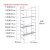 鹿色 脚手架折叠升降马凳 简易工程镀锌钢管移动架子 120*120*60无轮+方管面板 一个价