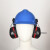 山头林村定制挂安全帽耳罩隔音降噪防噪音消音工厂工业护耳器插挂式安全帽 隔音耳罩塑料支架卡扣式