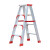 YSLX-人字梯加厚折叠梯子工程合梯便携叉梯3米双侧扶梯 升级加厚加固3米