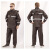 中神盾黑色反光雨衣衣户外防水安全工作服分体雨衣雨裤套装XL/170SWS-CDS-106