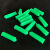 绿色膨胀管塑料螺丝胶塞墙塞涨塞6MM胀塞胶粒 6毫米400个带螺钉