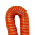 楷赫 高温硫化管 耐高温硅胶软管通风管排风管热风管 桔红内径168mm*4m（4米1根）