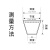 橡胶传动带三角带A型B型1120-1950高强度耐磨工业皮带机带 B型 1270