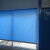 舒雀工地活动板房集装箱房窗帘卷帘工程简易房彩钢房定制窗帘 加厚半遮光蓝色 宽140cm高200cm（布宽136） 个
