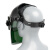 仁聚益可更换电池电焊面罩自动变光防烤脸防护焊工专用头戴式可调节暗度定制 面罩一套