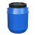 京采无忧 带盖塑料化工桶食品级密封塑料酵素桶涂料废液桶 25升 特厚款 蓝色