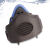 沃科博 防尘罩工业粉尘口罩 橡胶款口罩七层加厚/个