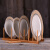 HYWLKJ盘子架沥水架木质碗碟杯子收纳架竹菜板架砧板锅盖架子厨房置物架 8格长款竹制（长约335厘米
