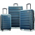 新秀丽（Samsonite）Samsonite Omni 2 硬边可伸缩行李箱，带拉杆，翠绿色，3 件套（ Caribbean Blue 3-Piece Set (CO/MED/LG)