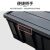 卉圳 防静电周转箱电子元件盒物料盒加厚黑色塑料收纳箱塑料箱带盖HN767