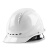 定制适用于工地国标加厚透气施工领导男白色头盔印字头帽 欧式透气蓝色旋钮帽衬