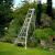 果园采摘修剪梯铝合金三脚梯子园艺人字梯园林专用三角梯绿化剪枝 7步-2.4米-单支撑杆