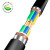 沈阳电线电缆有限公司-ZR-KVVP22-450/750V-4*4mm²国标铜芯阻燃控制屏蔽带铠电缆 1米