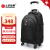 CROSSGEAR 瑞士拉杆包男双肩背包多功能行李箱袋书包超大容量带轮旅行包女 黑色经典款