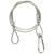 定制适用不锈钢保险链钢丝绳黑色保险绳舞台灯钩保险绳灯光配件安 1.5mm不锈钢