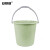 安赛瑞 塑料水桶 洗车桶 加厚手提水桶 13L 多功能清洁储水桶洗衣拖把桶 绿色 710916