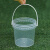 密封塑料桶透明小水桶雪糕包装桶带盖冰粉桶水果桶龙虾桶海蜇桶打包桶5/10L升 3L-透明