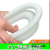 定制适用PVC塑料波纹管穿线软管电线电工绝缘PE塑料套管蛇皮管 白-外径16内径12/50米