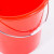 越越尚 塑料桶 11升带盖 红色手提加厚带盖通用水桶 学生宿舍洗澡洗衣桶 YYS-XST-001