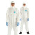 防护服微护佳2000标准型连体有帽衣防化服防尘喷漆 白色 L