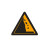 交通标志牌三角乡村道路警示牌左右急弯村庄慢让三叉路指示牌反光 注意落石70三角厚度1.2mm
