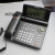 宝泰尔Q22商务办公来电显示电话机 白屏  温度 黑名单可摇头 金属灰