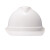 梅思安ABS豪华型有孔安全帽一指键帽衬白色针织吸汗带四点式下颏带1顶