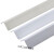 PVC免打孔护角条 护墙角保护条墙护角防撞条包阳角线 装饰护 25mm米色细纹 0.5米1.8米以上少于4根对半