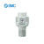 SMC AR系列模块式减压阀 AR60-10BG-B 压力范围0.05~0.85MPa 接口Rc1 附压力表 附支架