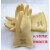 耐酸碱工业乳胶手套手部防护31.40.50.60橡胶手套劳保用品 A型加厚31cm L