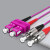 光纤跳线LC-LC-SC-FC-ST万兆多模双芯OM4光纤线40G尾纤工程电信级3/5/10米 SC-FC多模双芯 OM4 15m