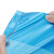 冰禹 BYjj-145 垃圾分类加厚垃圾袋 彩色大号干湿垃圾分类袋 彩色塑料平口袋 蓝色60*80（50个）