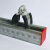 c型钢配件镀锌p型管卡管束 绝缘防震p型管卡 夹钢管固定卡 DN150(1个)