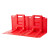 九彩江 可移动防洪活动式塑料挡水板 组合式挡板防水防汛 L型防水板红色小号705*680*528mm9708