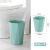 垃圾桶创意简约卧室厨房大开口塑料收纳桶卫生间厕所大号纸篓 小号绿色
