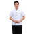 身体防护YL-6093厨师工作服短袖 白色/165