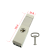 普力捷 MS821一字无传动条柜锁连杆锁电柜锁电柜机箱锁连杆锁一字塑料面板米白无传动条