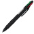 得力（deli）多功能4色圆珠笔 0.7mm子弹头按动笔中油笔 (黑红蓝绿)4只装 33390