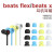 歌珀Beats Flex耳塞套beats x耳机帽Studio buds耳机套硅胶套耳帽耳塞 beats flex黑色耳塞【一套四对】
