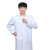 白大褂男长袖医生服短袖实验服大学生护士工作服防护服 长袖-涤卡（厚款） XL