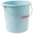 定制适用适合大水桶塑料桶大号洗澡桶子洗衣拖布桶拖把拖地桶小水桶储水桶 水勺粉色
