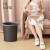 五月花 11L压圈垃圾袋桶 环保分类塑料垃圾篓 家用客厅卧室厨房卫生间办公耐用大容量纸篓WYH-GB101