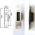 奔新农 磁吸锁体门锁配件通用型房间木门TATA锁鼻 单位：个 银色方形-28*120一个 
