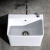 国米（Guomi）47×33cm长方形台控拖布池陶瓷拖把池阳台拖把盆卫生间家用洗墩布池 46×32cm(含龙头）
