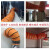 先明(300MM*3米一条)排风管黄色伸缩PVC帆布矿用养殖烤漆通风管导风筒抽风机排气软管备件C1023